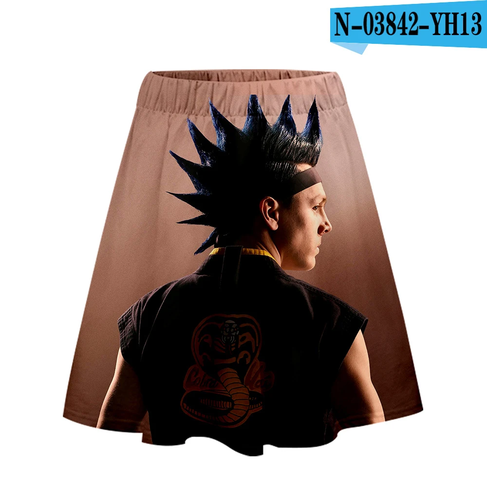 Cobra Kai юбка Harajuku Повседневная стиль Harajuku поп юбки новые сексуальные Kpops Женские повседневные Горячая Распродажа Cobra Kai юбки - Цвет: C