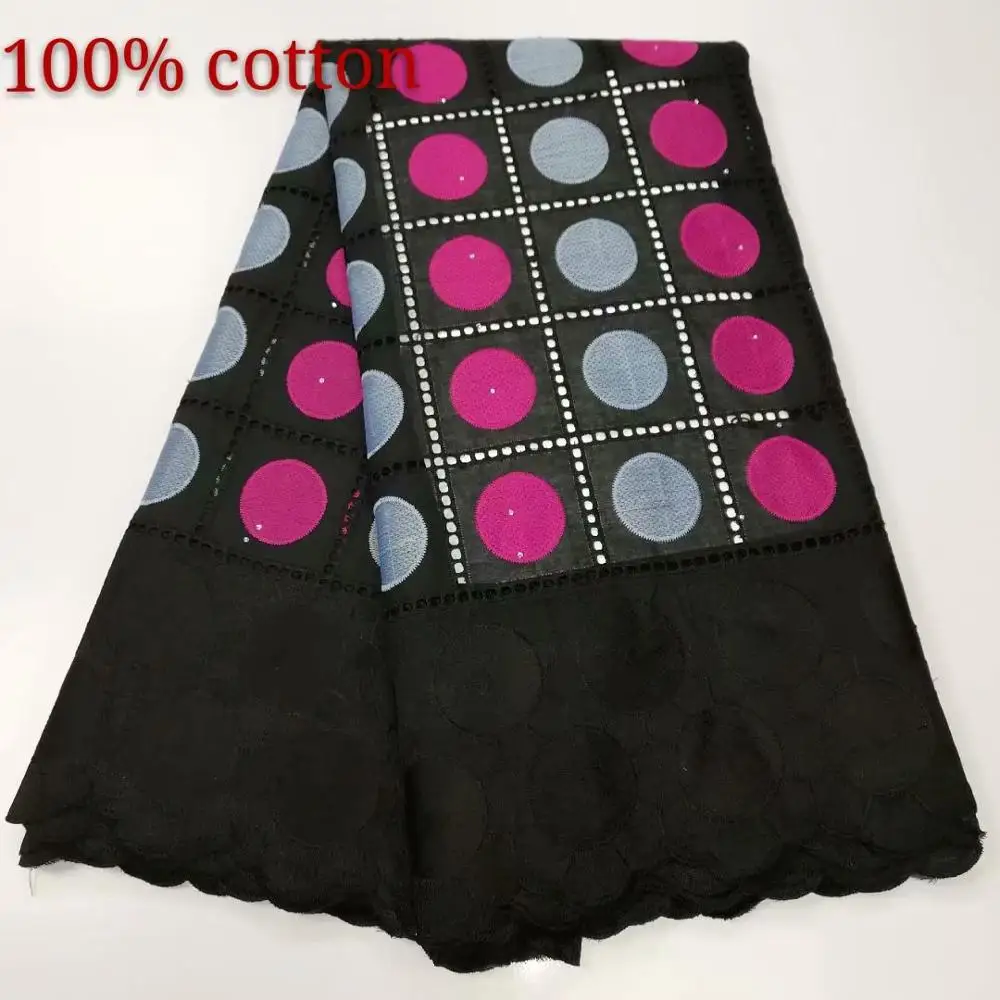 

High Quality Cotton Lace Fabric 2020 Latest Design Swiss Voile With Stone Swiss Voile Lace Switzerland For Party Dress