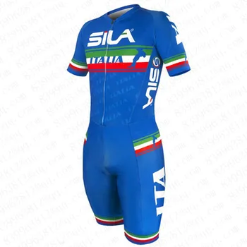 SILA team-ropa de triatlón para hombre, conjunto de carreras, mono deportivo, traje de Patinaje