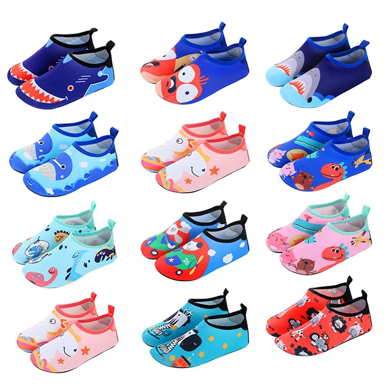 Children Quick Dry Non-Slip Barefoot Beach Seaside Water Shoes Outdoor Comfortable Aqua Shoe Boy Girl Soft Sufing Swimming Shoes