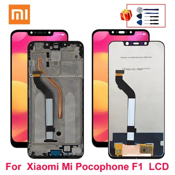 

For Xiaomi Pocophone F1 LCD Display Touch Screen With Frame Digitizer Assembly For Xiaomi Mi Pocophone F1 LCD Screen Replacement