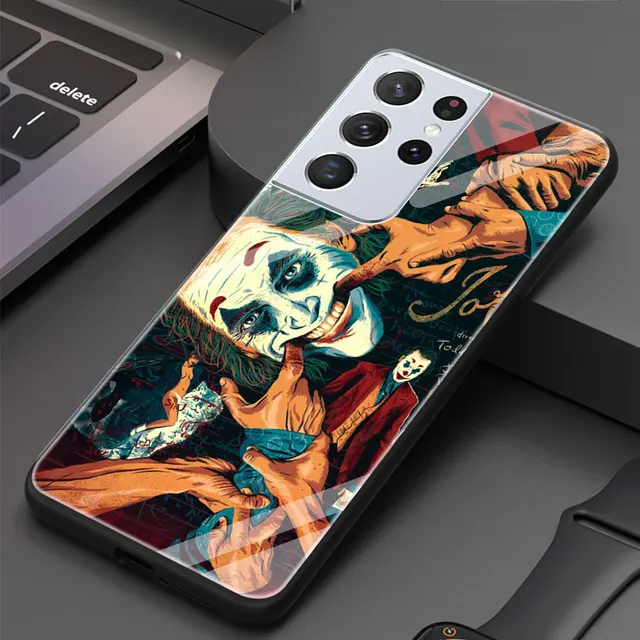 The Joker Joaquin Glass Cover for Samsung Galaxy S20 FE S21 S20 Ultra S10 Lite S10E S9 S8 Plus Luxury Soft Edge Case Shell T10
