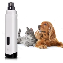 Портативное устройство для маникюра для домашних животных, устройство для маникюра, мощное устройство для маникюра с 2 скоростями, безопасный триммер для ногтей, тихий электрический инструмент для ухода за ногтями и собаками, кошками
