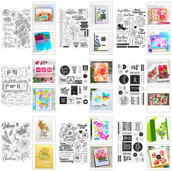 

2020 New Hot Easter Eggs Metal Cutting Dies and Stamps Sets Flower Leaves Die Cut Cross Bunny Scrapbooking Foil For Card Making