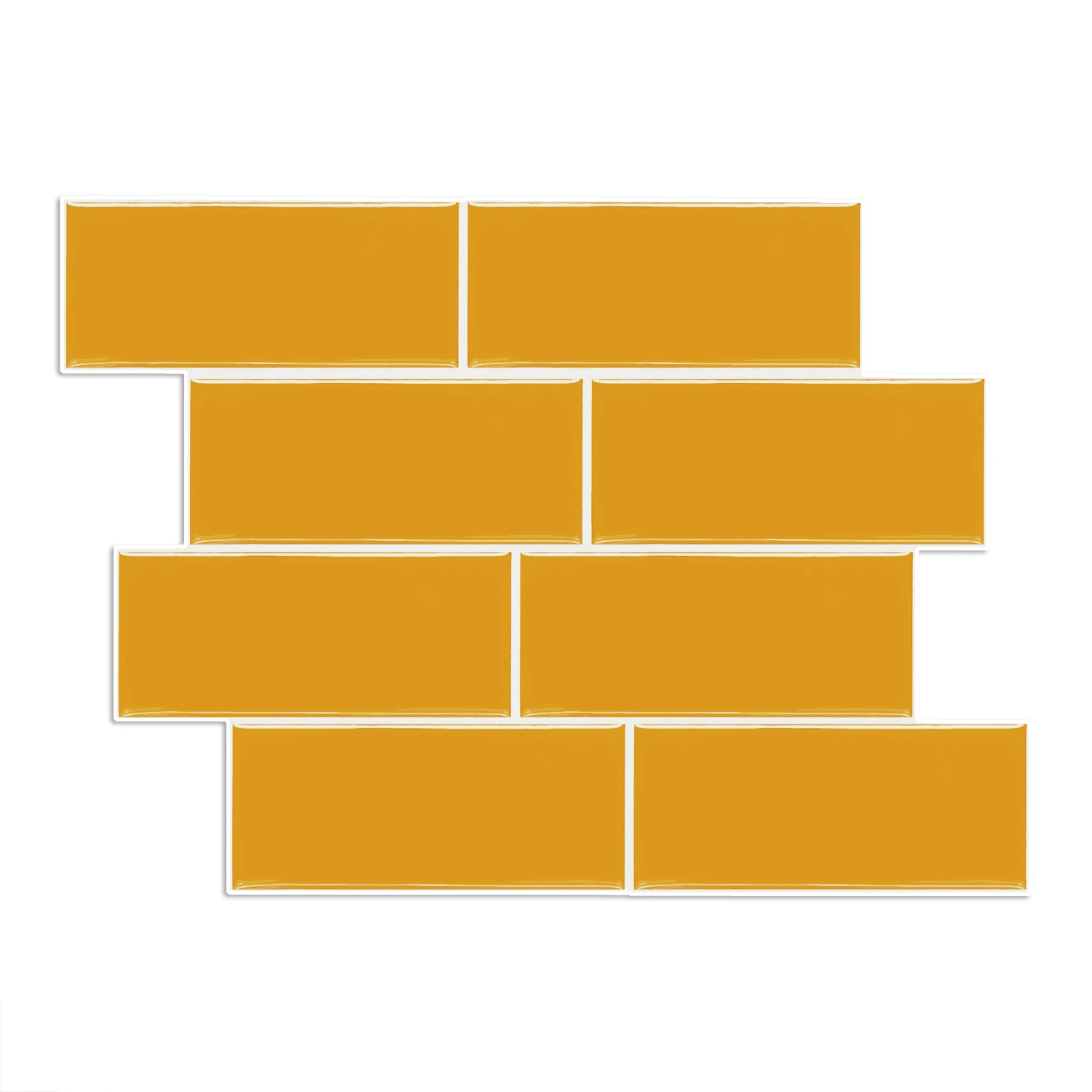 Yellow Peel And Stick Tile Self Adhesive Backsplash Shiny Tiles Faux Ceramic Tiles 3d Wall Sticker Wallpaper 1084 Inch Sheet Wall Stickers Aliexpress Yellow Peel And Stick Tile Self Adhesive Backsplash Shiny Tiles Faux Ceramic Tiles 3d Wall Sticker Wallpaper 1084 Inch Sheet Wall Stickers Aliexpress