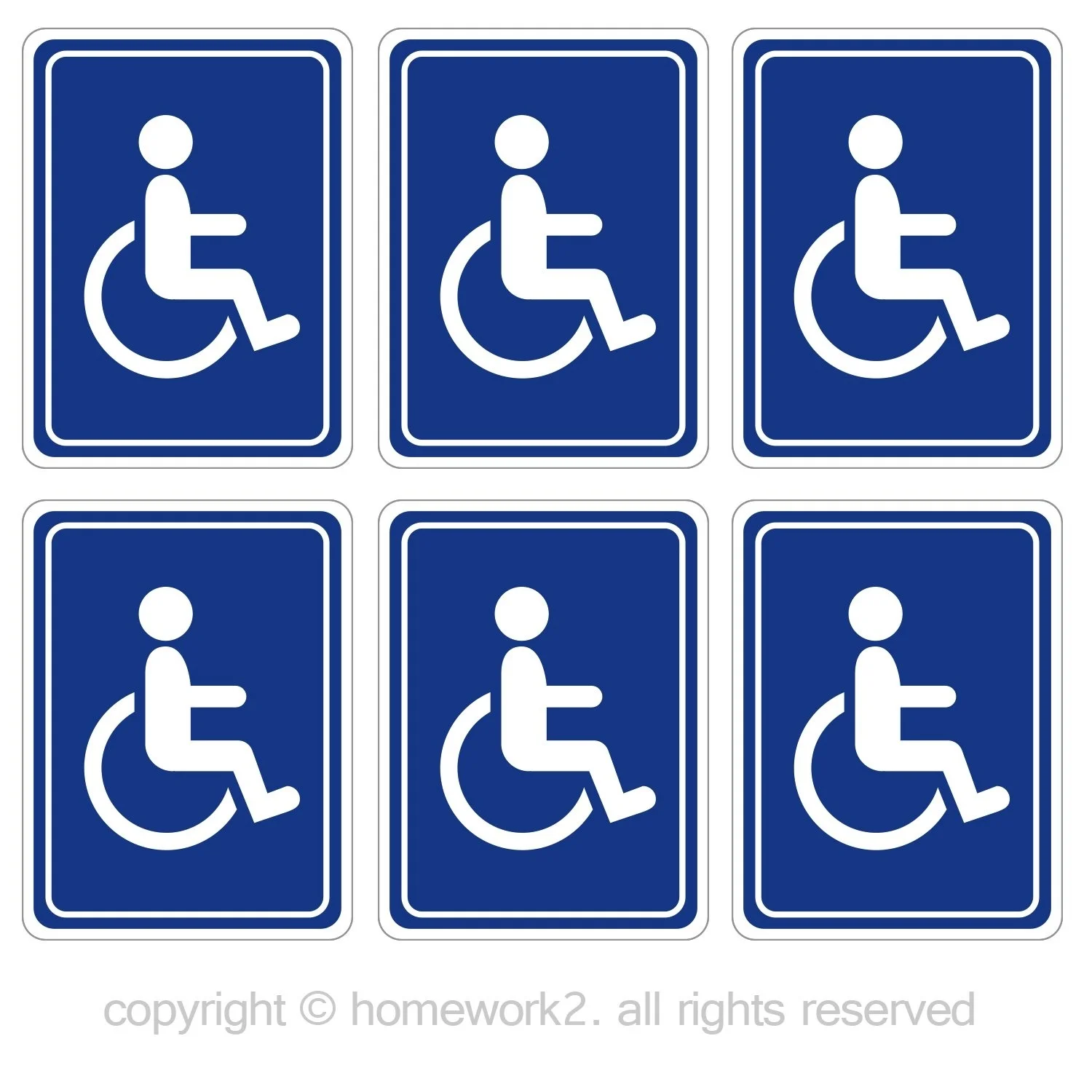 Для инвалидов/наклейки на инвалидные коляски знак доступа для