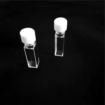 

Four sides polish 3.5ml clear quartz cell quartz cuvette with screw cap