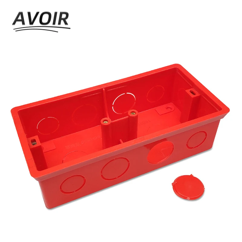 Avoir Wall Double 86 Type Dark Box Mounting Box Socket Switch
