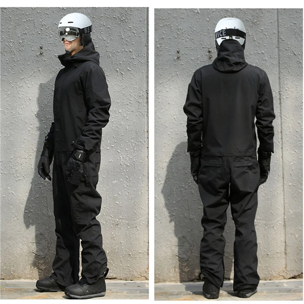 Women Men One Pieces Ski Suits Jumpsuits Coveralls Winter Outdoor Waterproof Snowsuits Snowboarding Skiing Camping Hiking Outfit