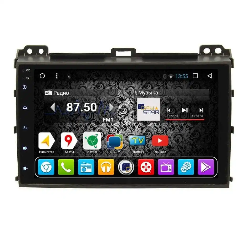 Штатная магнитола DayStar DS-8001HB Toyota Prado 120 2002-2009 A