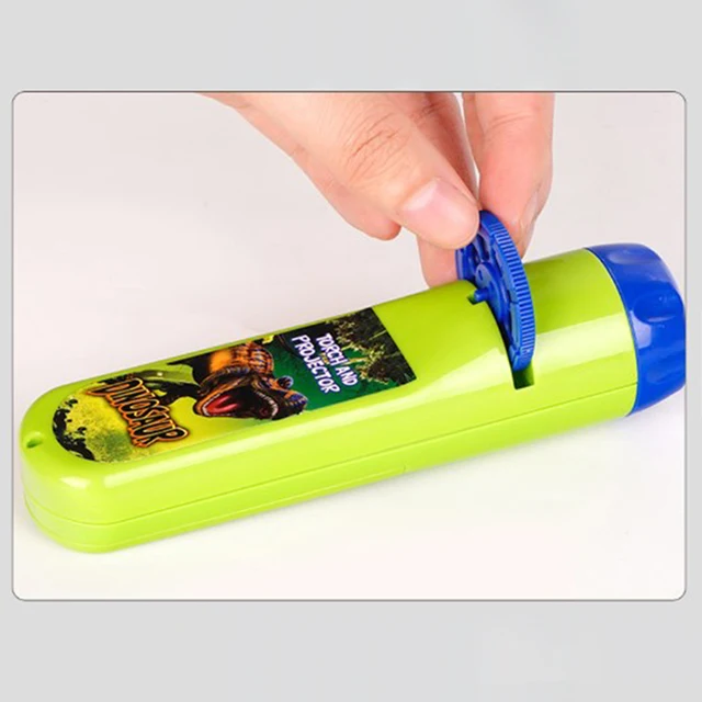Projection Flashlight Children Projector Light Cute Cartoon Toy Night Photo Picture Light Bedtime Learning Fun Toys 3