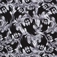 1 ярд хлопчатобумажной ткани, призрак(ширина = 108 см