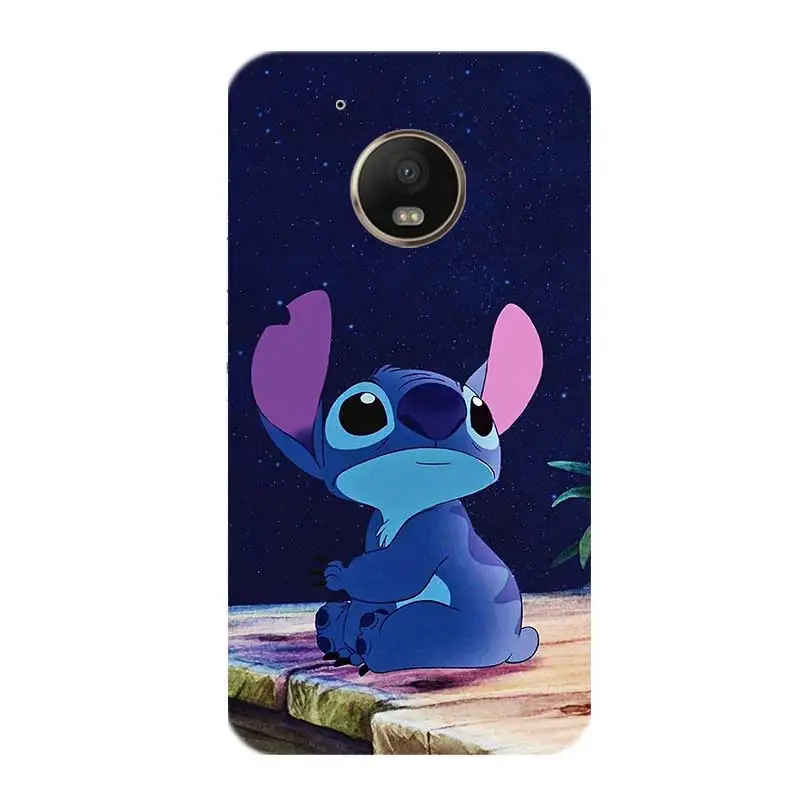 No.5 Мягкий резиновый Чехол VBNM Lilo для Motorola Moto G7 power G6 G5 G5S E4 E5 Plus G4 Play - Цвет: No.5