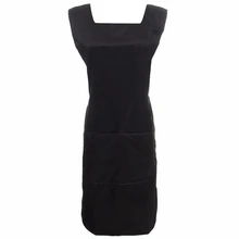 Черный женский салон парикмахерские волосы резка фартук накидка для парикмахер стилист практичная Парикмахерская Ткань