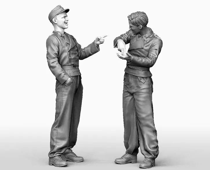 1/35 модельная фигурка из смолы комплект Unassambled Неокрашенный 1002