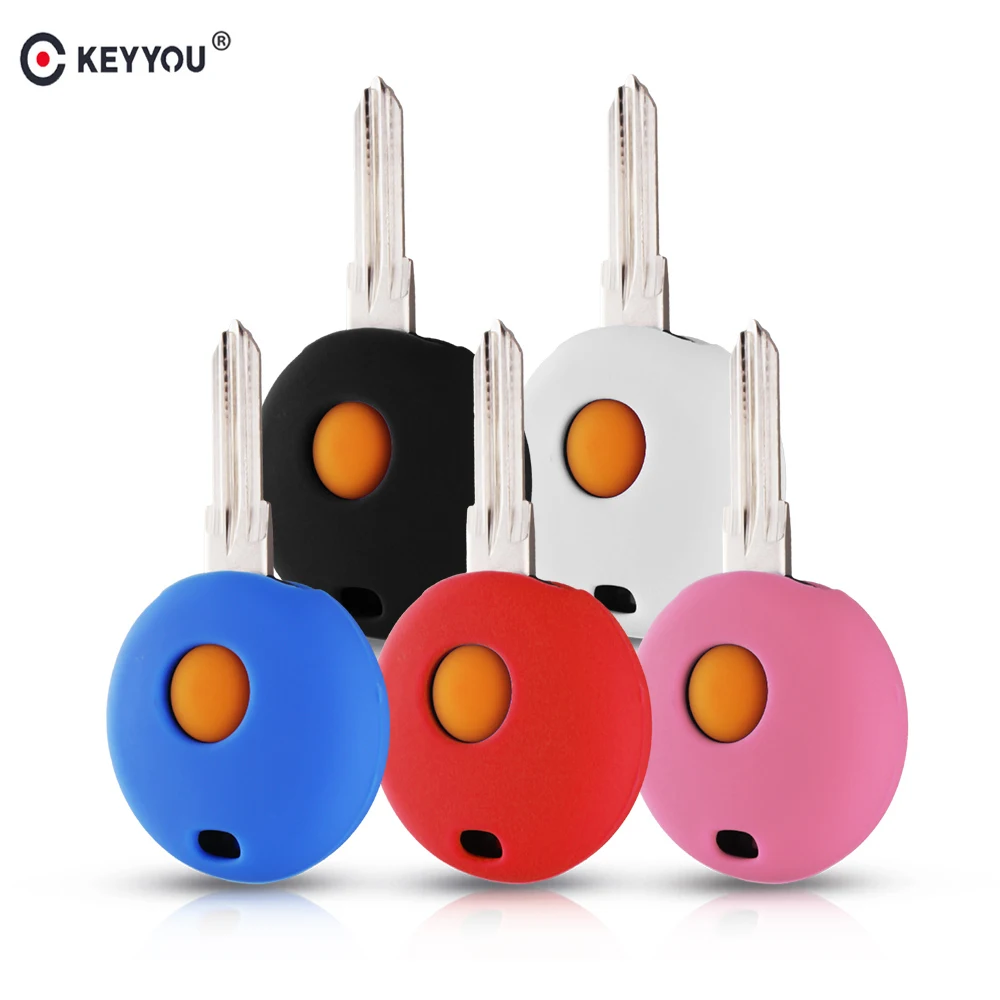 Силиконовый чехол KEYYOU 10X для Benz Mercedes Smart Fortwo 450, чехол для автомобиля Forfour, мягкий, 1 кнопка дистанционного управления, защитный чехол