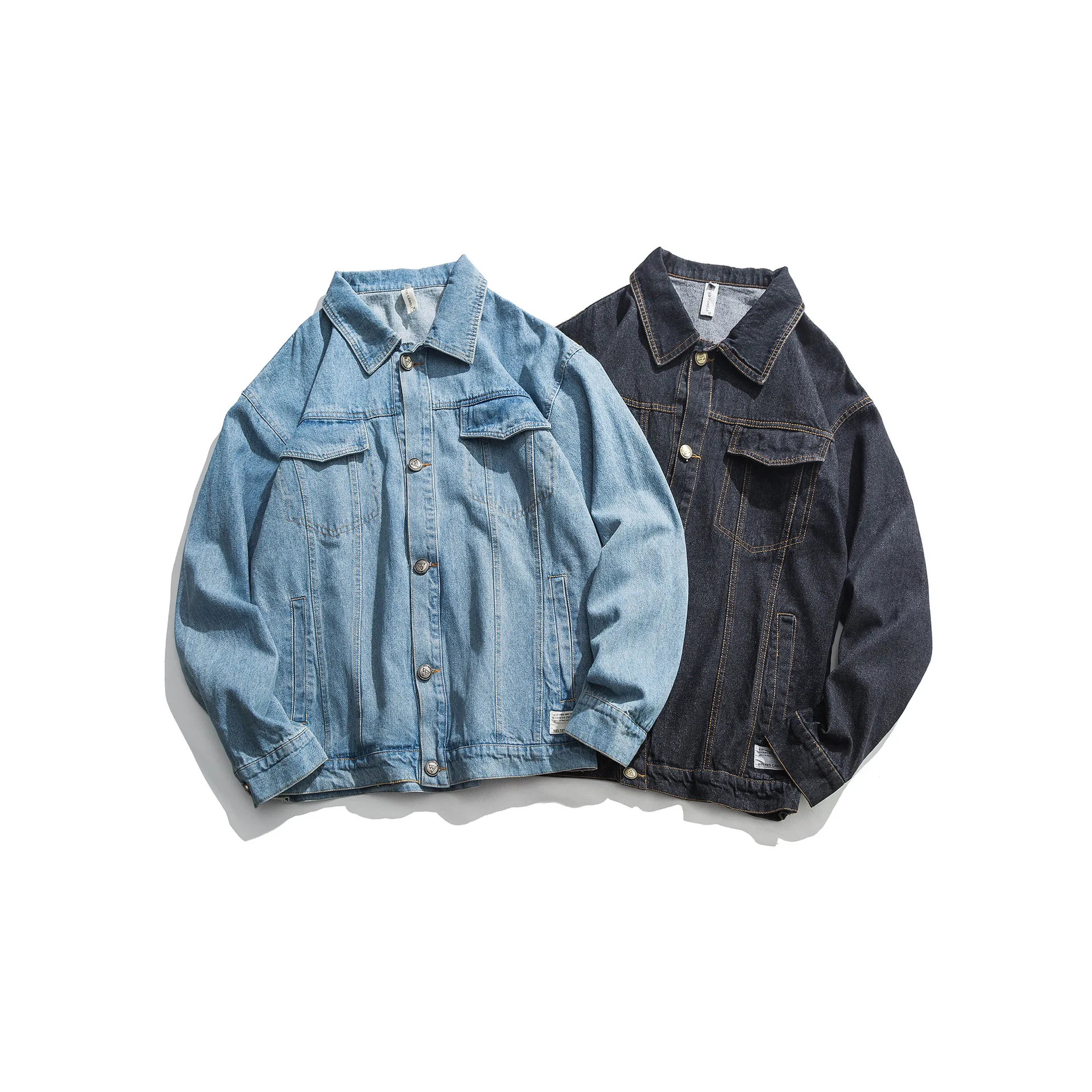 

City Where the Product 2019 Autumn New Style Washing Joint Denim Jacket Autumn Clothing Men's Fashion Men Jacket