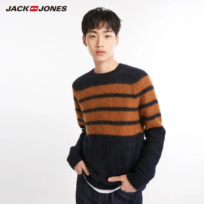 Мужской свитер в полоску JackJones 218425533 | Мужская одежда