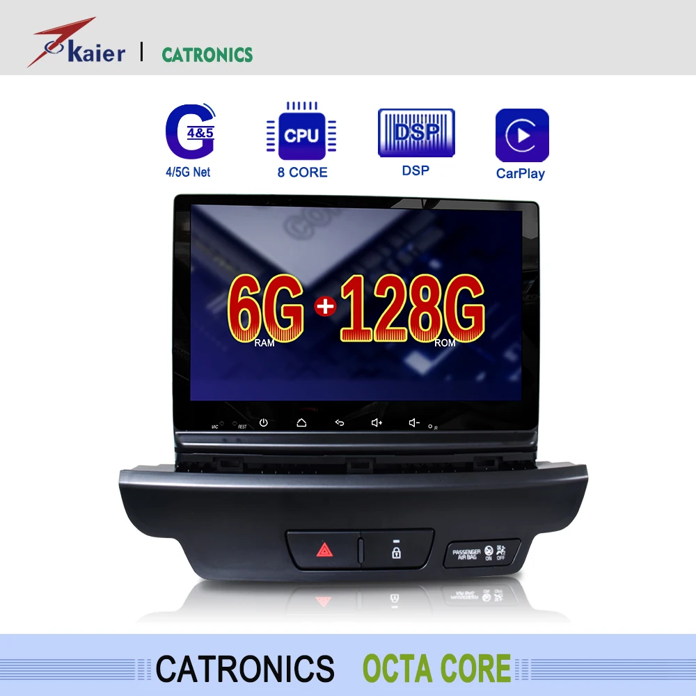 Мультимедийный экран CATRONICS Kaier 6G + 128G DSP 1280HD для автомобиля CEED 2019 DVD радио GPS с 4G