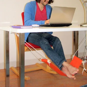 

Desk Feet Hammock Chair Foot Care Rest Tool Cradle Portable Office Foot Hammock Mini Feet Rest