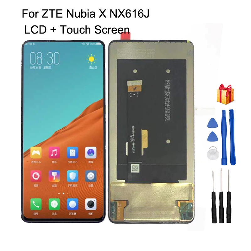 Дисплей для zte Nubia X NX616J ЖК-дисплей сенсорный экран дигитайзер Замена для zte Nubia X полный ремонтный комплект 6,26"