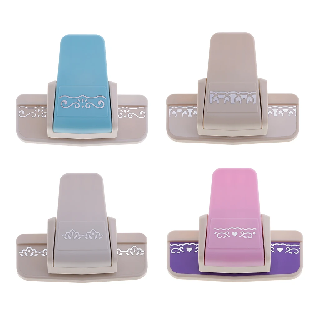 Border Punch DIY Embossing Machine Handmade Paper Craft Fancy Hollow Edge Cutter for Gift Wraps Envelop Scrapbook