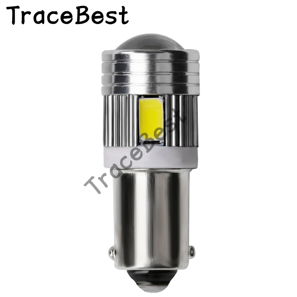 

4Pieces BA9S T4W T11 233 363 Super bright 6 SMD 5630 5730 LED Car parking light reading Interior Lamps motor Bulbs 12V