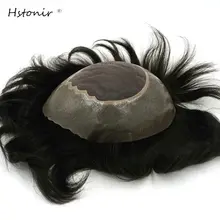 Hstonir Ares Топ парик волос кусок моно кружева индийские волосы remy мужские s шиньоны парик мужчины Apollo H088