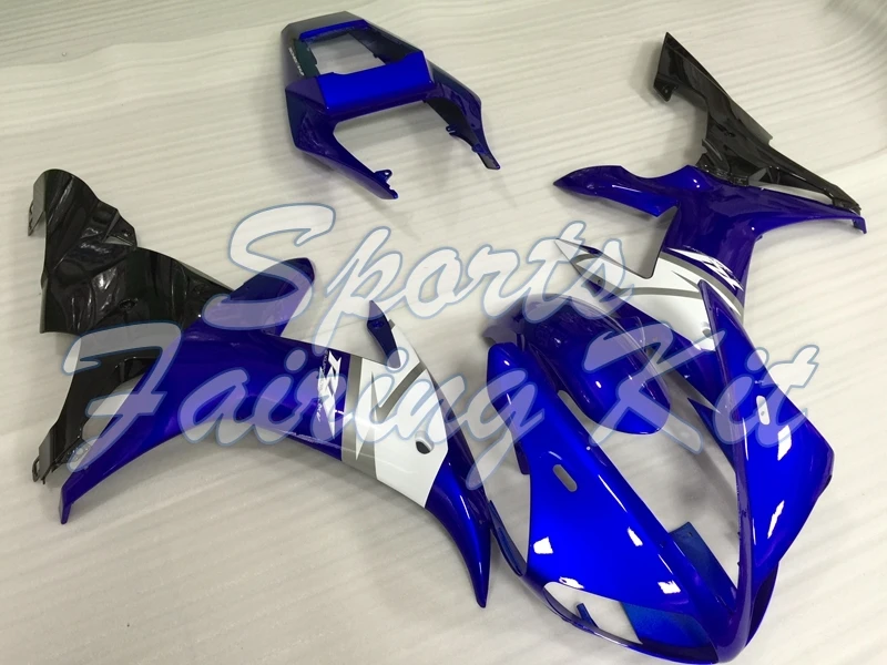 Наборы обтекателей для YZFR1 2002 2003 сине белые черные Обтекатели YAMAHA 02 комплекты