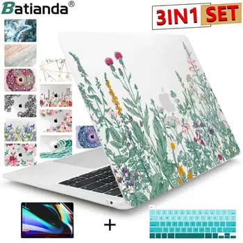 

Batianda Newest Pattern Laptop Matte Clear Case for New MacBook Pro16 2019 A2141 Model With Screen Protector & Keyboard Cover