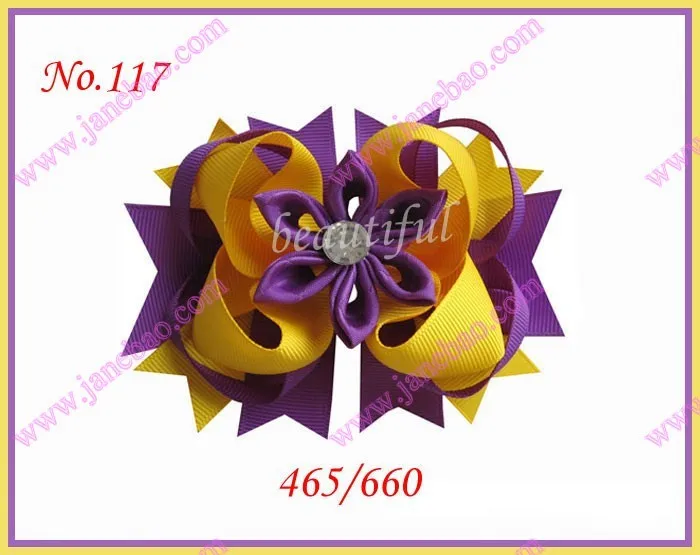300 шт романтические банты для волос Kanzashi бутик заколки для волос аксессуары