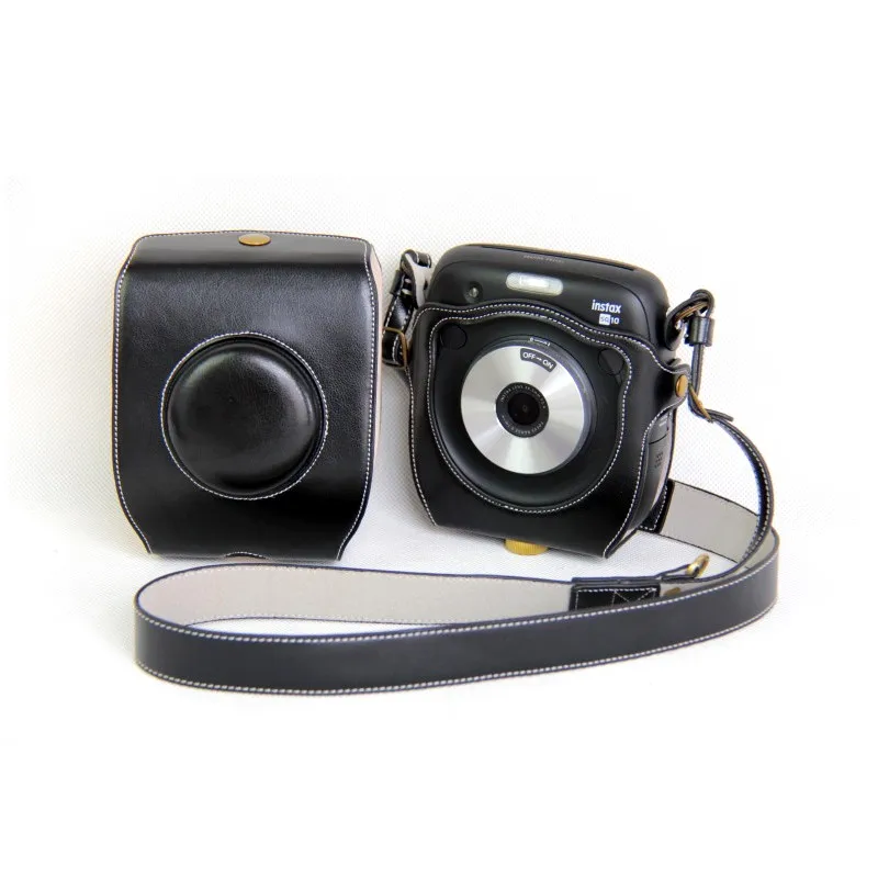 Для FUJIFILM Instax квадратная SQ10 сумка для камеры чехол из искусственной кожи винтажный плечевой ремень чехол для камеры защитный чехол для переноски