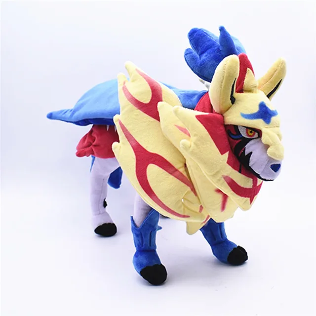 Sword and Shield Zacian Zamazenta plush doll Anime Elf Stuffed toys Decorations Collection gifts for kids Children