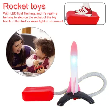 

Kids Air Pressed Rocket Launcher Step Pump Children's Toy EVA Safety Sports Kids Toys Set Air Pressed Rocket Launcher Pedal Toy