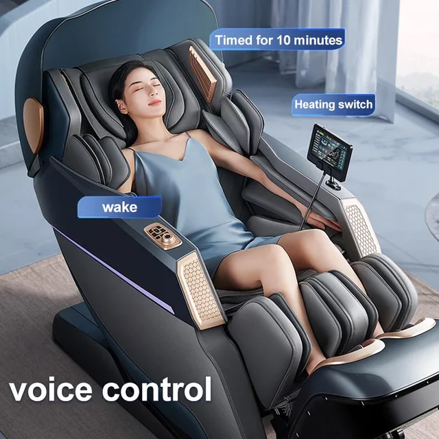 Jinkairui Heated Home Office Zero Gravity Human Touch Massage Recliner Electric Body Back Shiatsu Massage Armchair