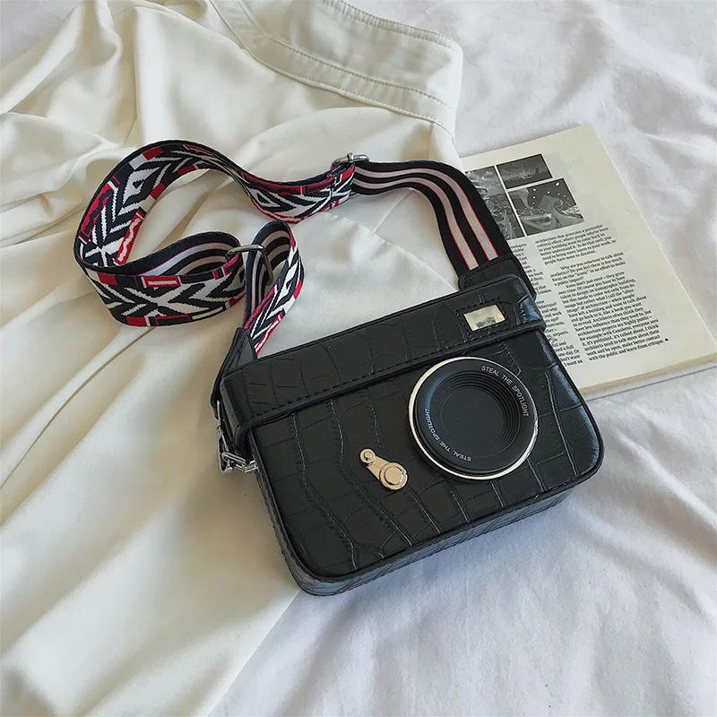 

Retro Fashion And Personality Camera Bag Women's 2019 New Style Fashion Summer Square Sling Bag Crossbody Bag CHIC Chain Bag