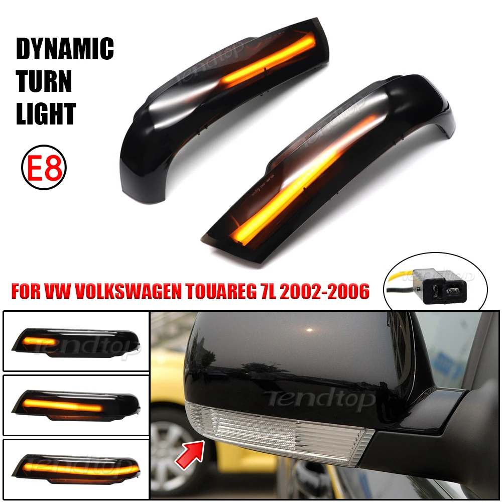 Clignotant LED pour VW Volkswagen Touareg 7L, clignotant dynamique