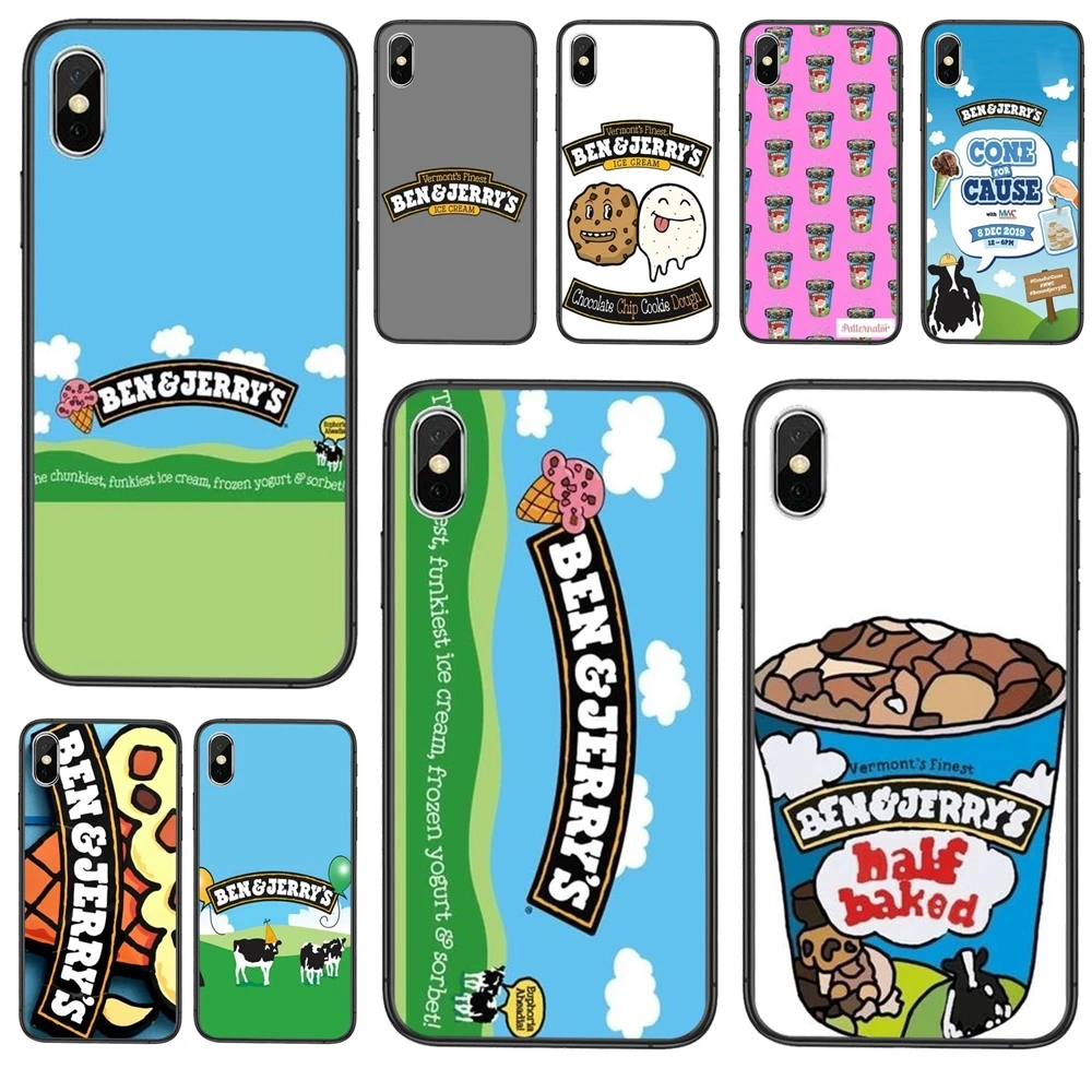 Набор шоколадных мороженых для Samsung Galaxy S30 S21 S20 Fe S10 S10E S9 S8 S7 S6 Edge Lite Plus Ultra Black Hoesjes |