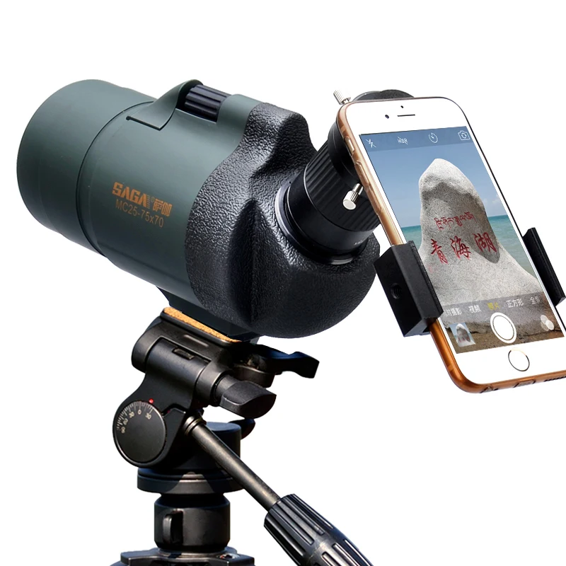 Spotting Scope MC25-75x70 Zoom Monocular Telescope High Power Waterproof Hunting Bird Watching Target