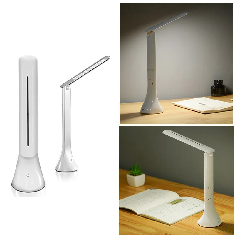 

18LED Touch Desk Light 3 Mode Dimmable Folding Table Lamp Portable USB Rechargeable Reading Night Lamp for Office Dormitory