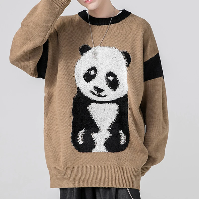 Sweater Men Autumn Winter Cute Panda 