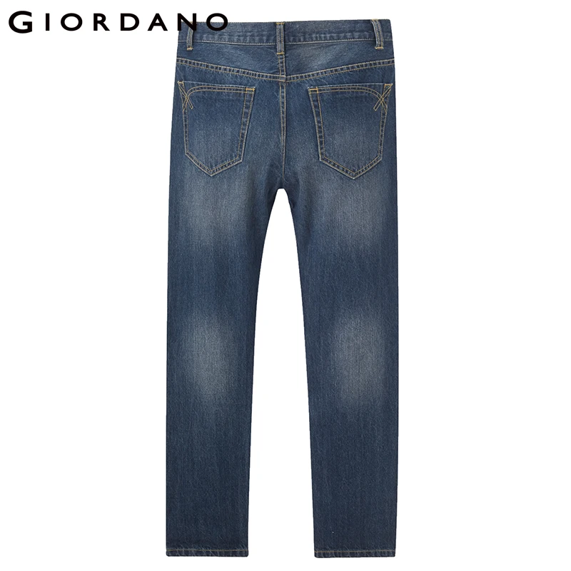 Giordano зауженые джинсы из натурального хлопка и имеют несколько цветовых решений и размеров