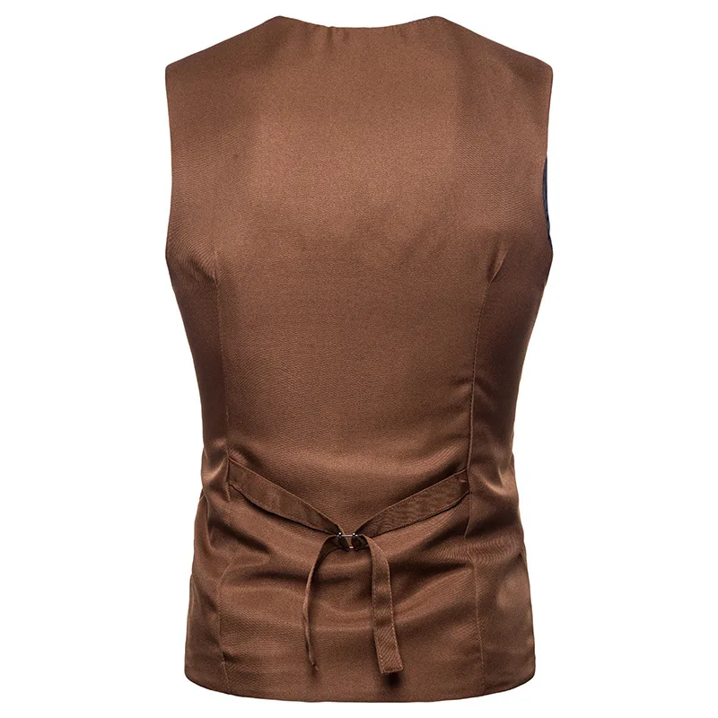 AliExpress поставка товаров Мужской однобортный жилет с v-образным вырезом спортивный костюм жилет M44