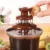 Трехслойный Мини Шоколадный Фонтан Фондю Creative Chocolat Melt С Нагревательной Машиной DIY Melt Waterfall Pot Melting fuente de