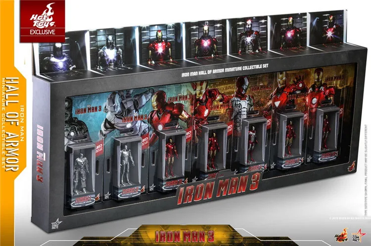 Hottoys MMSC005-11 1/12 MMSC005 MK1 MMSC006 MK2 MMSC007 MK3/MMSC008 MK4/MMSC009 MK5/MMSC010 MK6/MMSC011 MK7 Железный человек с коробкой