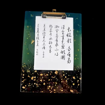 

DIY File Folder Resin Molds Portfolio Drawing Board Silicone Resin Casting Mold N58F