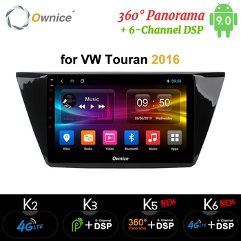 

Ownice DSP 10.1" Android 9.0 For VW Touran 4GB RAM Car DVD player GPS map WIFI 4G LTE car radio autoradio OBD2 Camera TPMS