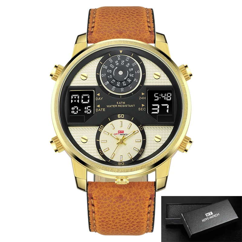 2021 New Fashion Brand Mens Watches Waterproof Sport Watch Men Electronic Timing Wrist Watches Clock Relogio Masculino 720 