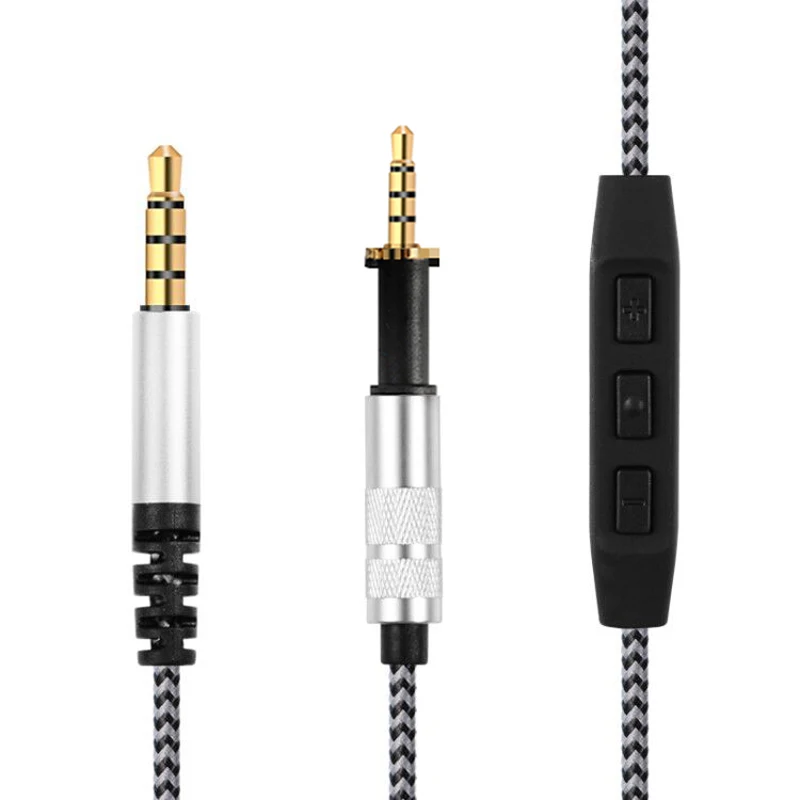 

Replacement Cable for AKG K450 K451 K452 K480 Q460 Headphone 1.4m-1.8m 3.5mm Male to 2.5mm Male Audio Cord for iPhone Android