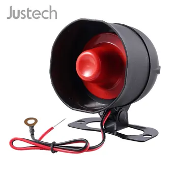 

Justech Remote Control 2-Way LED Indicator Shock Sensor Security System Set Support Vibration ACC Trigger Tailgate Trigger Alarm